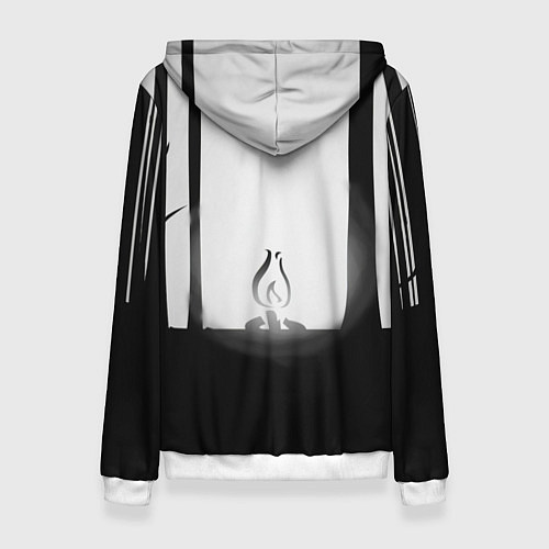 Женская толстовка Огонёк из Раста / 3D-Белый – фото 2