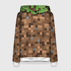Женская толстовка ЗЕМЛЯ DIRT MINECRAFT