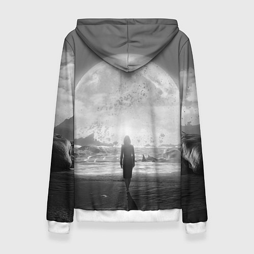 Женская толстовка DEATH STRANDING PRESIDENT USA / 3D-Белый – фото 2