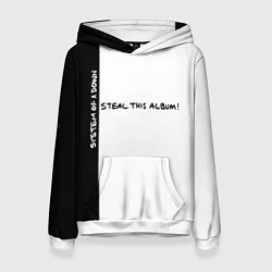 Толстовка-худи женская System of a Down - Steal This Album!, цвет: 3D-белый