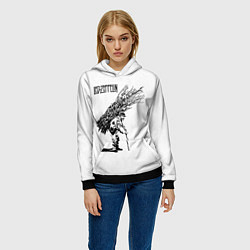 Толстовка-худи женская Led Zeppelin IV, цвет: 3D-черный — фото 2