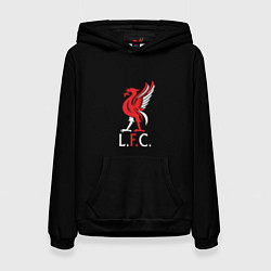 Толстовка-худи женская Leverpool YNWA, цвет: 3D-черный