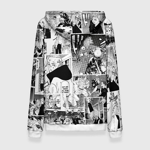 Женская толстовка Токийские мстители манга / 3D-Белый – фото 2