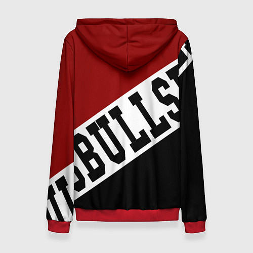 Женская толстовка Чикаго Буллз, Chicago Bulls, SPORT / 3D-Красный – фото 2