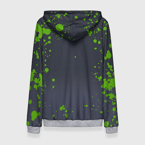 Женская толстовка Green Blood Metroid Dread / 3D-Меланж – фото 2