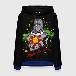 Толстовка-худи женская Praise the Sun! Dark Souls, цвет: 3D-синий