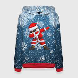 Толстовка-худи женская DAB SANTA WINTER, цвет: 3D-красный