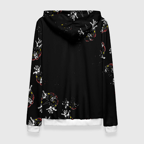 Женская толстовка КОРОЛЬ И ШУТ, ГЕРОИ И ЗЛОДЕИ! / 3D-Белый – фото 2