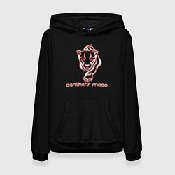 Толстовка-худи женская Panthers mood, цвет: 3D-черный