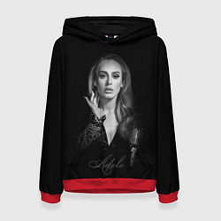 Толстовка-худи женская Adele Icon, цвет: 3D-красный
