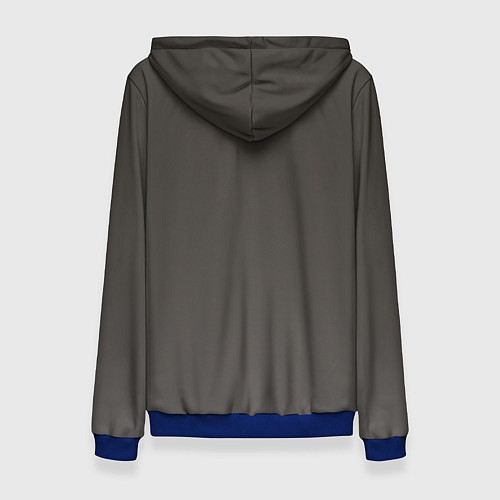 Женская толстовка Взгляд Адель / 3D-Синий – фото 2