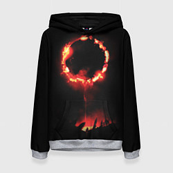 Толстовка-худи женская DARK SOULS PRAISE THE SUN, цвет: 3D-меланж