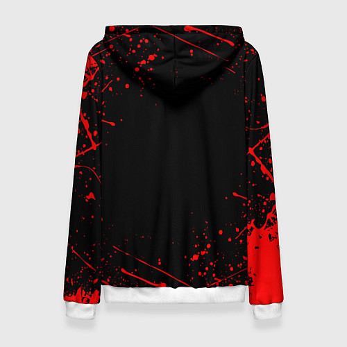 Женская толстовка DOTA 2 PUDGE, БРЫЗГИ КРАСОК / 3D-Белый – фото 2