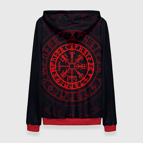 Женская толстовка Красный Вегвизир / 3D-Красный – фото 2