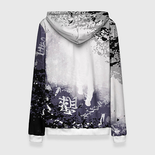 Женская толстовка Токийские мстители - Подтёки красок / 3D-Белый – фото 2