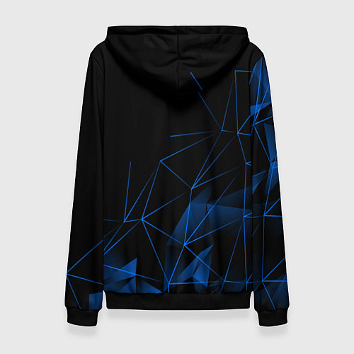 Женская толстовка Volkswagen, Фольцваген Геометрия / 3D-Черный – фото 2