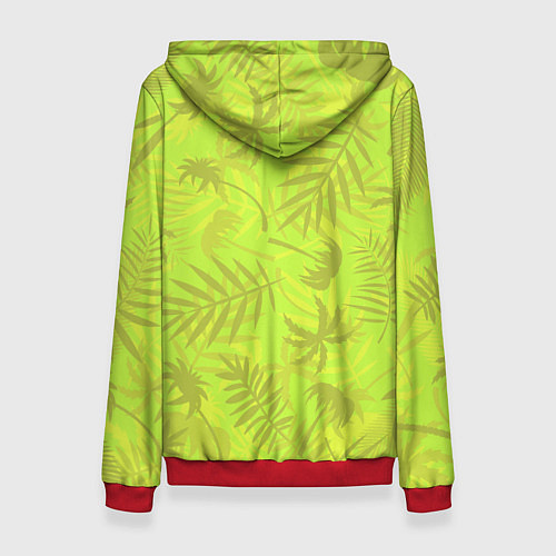 Женская толстовка Длиношеее животное / 3D-Красный – фото 2