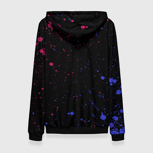 Женская толстовка FRIDAY NIGHT FUNKIN НЕОНОВАЯ СТЕНА FNF / 3D-Черный – фото 2