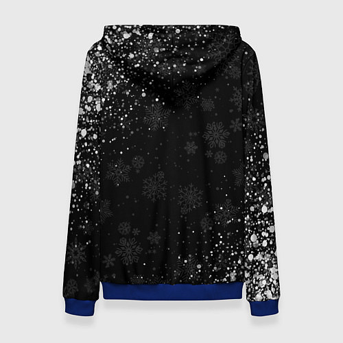 Женская толстовка НОВОГОДНИЙ САНС UNDERTALE НОВЫЙ ГОД / 3D-Синий – фото 2