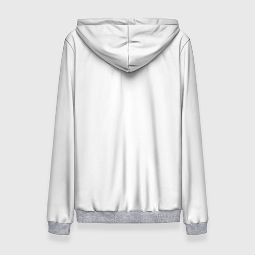 Женская толстовка Черный Водяной Полосатый Тигр Новый Год 2022 / 3D-Меланж – фото 2