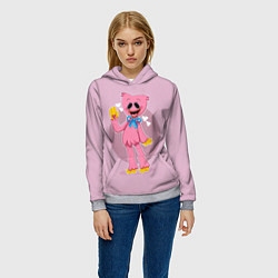 Толстовка-худи женская KISSY MISSY POPPY PLAYTIME ПОППИ ПЛЕЙТАЙМ КИССИ МИ, цвет: 3D-меланж — фото 2