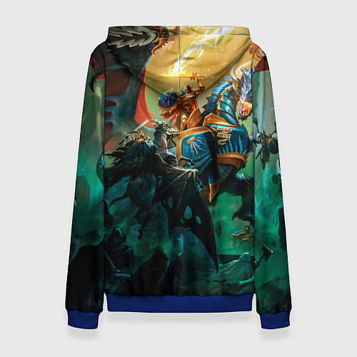 Женская толстовка Warhammer арт / 3D-Синий – фото 2
