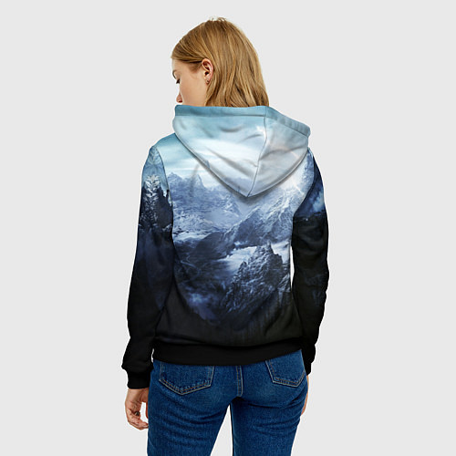 Женская толстовка Великий God of War Z / 3D-Черный – фото 4