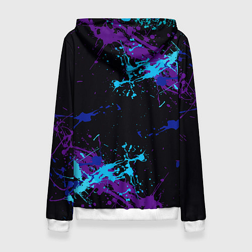 Женская толстовка SONIC NEON СОНИК НЕОН / 3D-Белый – фото 2