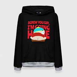 Толстовка-худи женская Южный парк Эрик Картман South Park, цвет: 3D-меланж