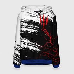 Толстовка-худи женская The Witcher - Когти, цвет: 3D-синий