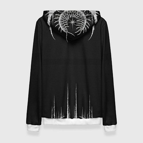 Женская толстовка DEAD INSIDE, Сороконожка / 3D-Белый – фото 2
