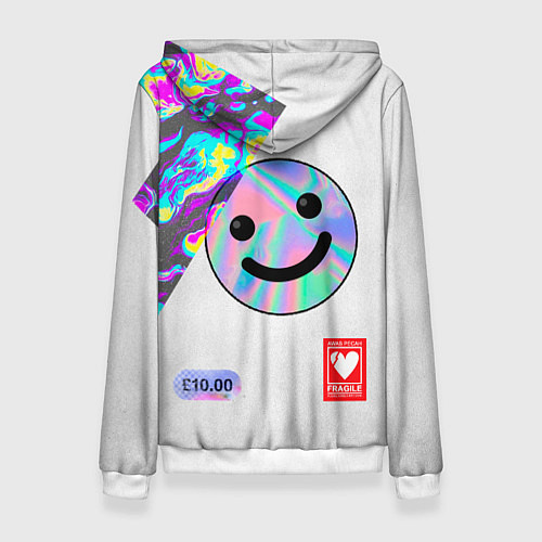 Женская толстовка Шаза Психоделика / 3D-Белый – фото 2