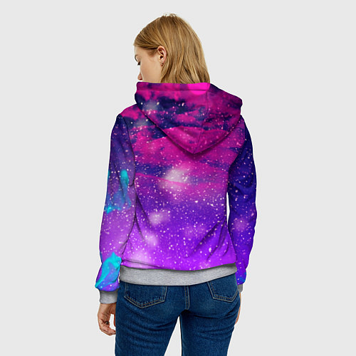 Женская толстовка Кобра Кай 2022 / 3D-Меланж – фото 4