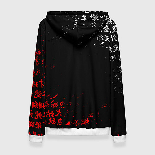 Женская толстовка CYBERPUNK SAMURAI: JAPAN STYLE / 3D-Белый – фото 2