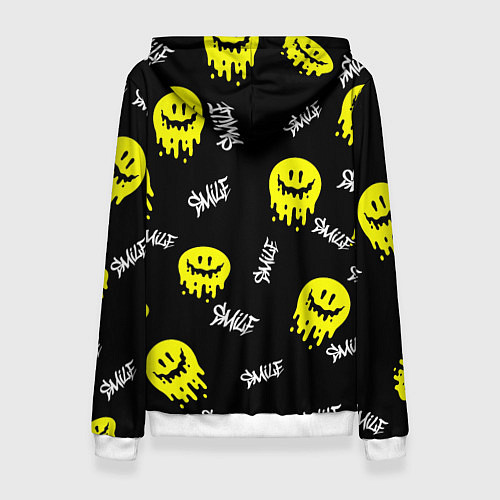 Женская толстовка SMILE smile граффити / 3D-Белый – фото 2