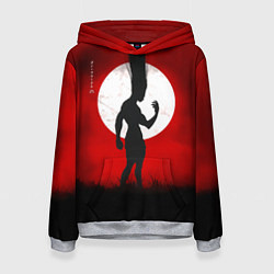 Толстовка-худи женская Hunter x Hunter Гон волосы в небо, цвет: 3D-меланж