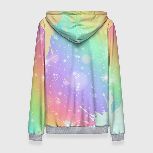 Женская толстовка УТОЧКА ЛАЛАФАНФАН Радуга / 3D-Меланж – фото 2