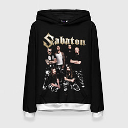 Толстовка-худи женская SABATON САБАТОН, цвет: 3D-белый