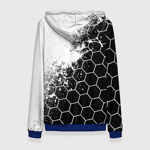 Женская толстовка Peugeot Соты / 3D-Синий – фото 2