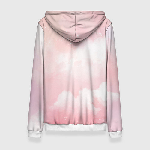 Женская толстовка УТОЧКА ЛАЛАФАНФАН Сердечки / 3D-Белый – фото 2