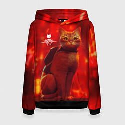 Толстовка-худи женская The Stray, цвет: 3D-черный