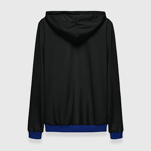 Женская толстовка Русская Охота на кабана / 3D-Синий – фото 2