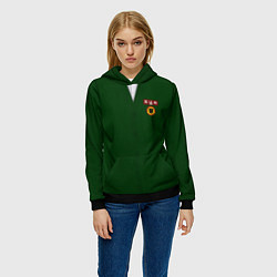 Толстовка-худи женская Hyosan High School uniform, цвет: 3D-черный — фото 2