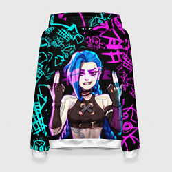 Женская толстовка JINX ДЖИНКС NEON PATTERN