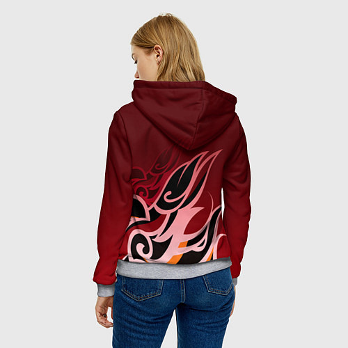 Женская толстовка ТОМА GENSHIN IMPACT / 3D-Меланж – фото 4