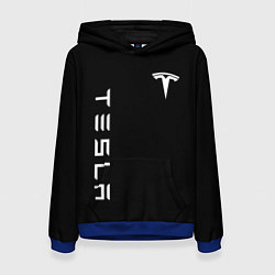 Женская толстовка Tesla Тесла логотип и надпись