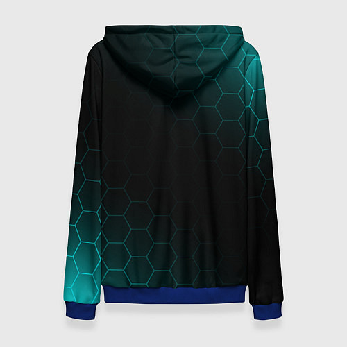 Женская толстовка ТЕСЛА TESLA / 3D-Синий – фото 2