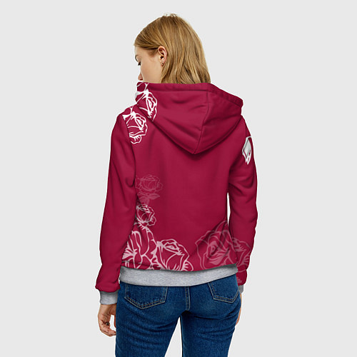 Женская толстовка Её величество прекрасная Наташа / 3D-Меланж – фото 4