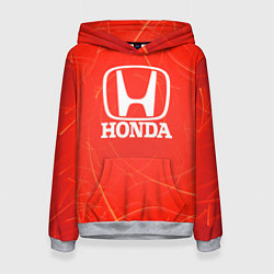 Толстовка-худи женская Honda хонда, цвет: 3D-меланж