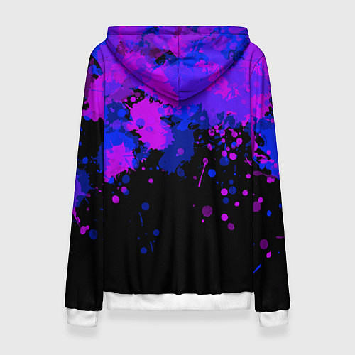 Женская толстовка Линейдж 2 Брызги / 3D-Белый – фото 2